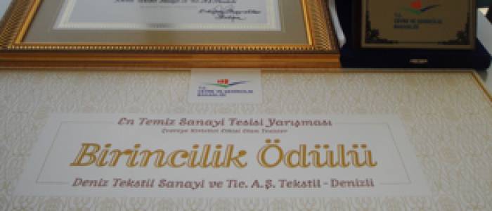 Deniz Textile's Environmental Performance Awarded
